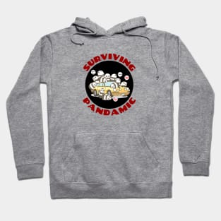 Surviving Pandamic | Panda Pun Hoodie